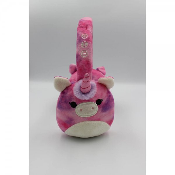 Squishmallows Hodetelefoner Plush Bluetooth Headphones Lola the Unicorn