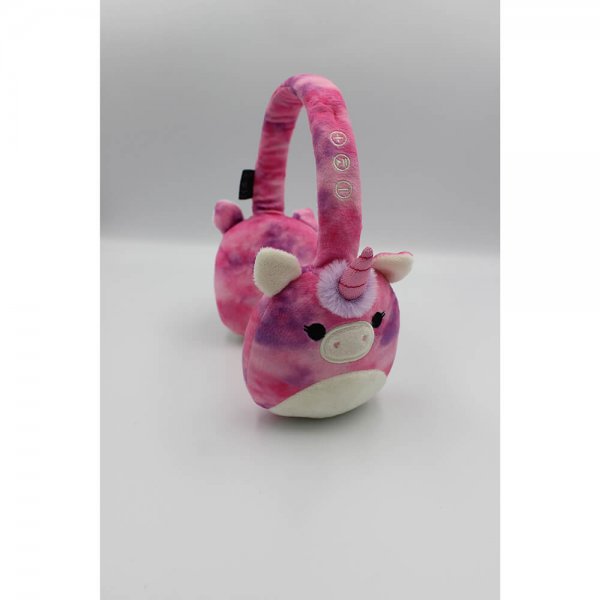 Squishmallows Hodetelefoner Plush Bluetooth Headphones Lola the Unicorn