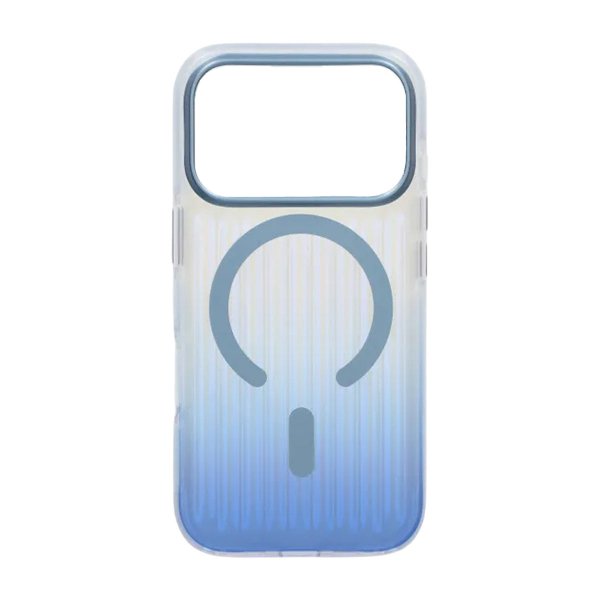 iPhone 17 Pro Max Deksel Korrugerte MagSafe Blå