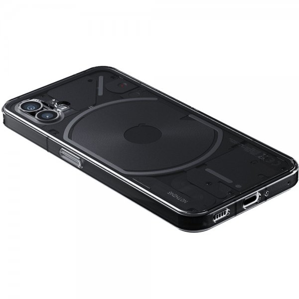 Nothing Phone (1) Original Deksel Case Transparent Svart
