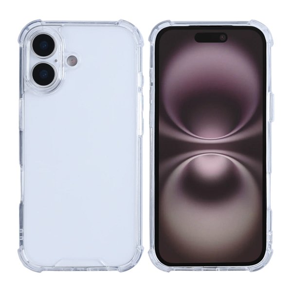 iPhone 17 Deksel Forsterkede hjørner Transparent
