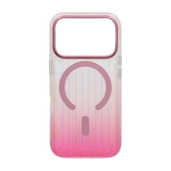 iPhone 17 Pro Max Deksel Korrugerte MagSafe Rosa