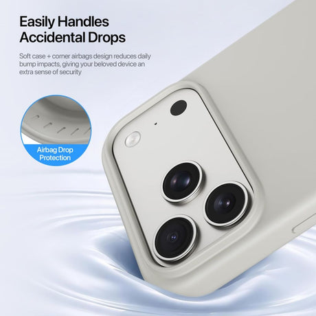 Dux Ducis iPhone 17 Pro Max/iPhone 18 Pro Max Deksel Piel Series MagSafe Beige