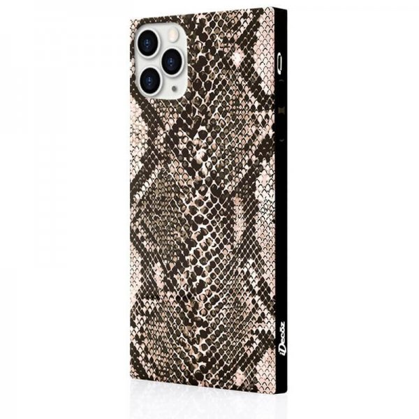iDecoz iPhone 11 Pro Max Deksel Square Case Python