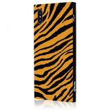 iDecoz iPhone Xs Max Deksel Square Case Tiger