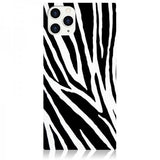 iDecoz iPhone 11 Pro Max Deksel Square Case Sebra
