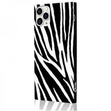 iDecoz iPhone 11 Pro Max Deksel Square Case Sebra