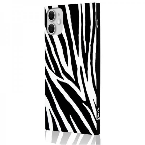 iDecoz iPhone 11 Deksel Square Case Sebra