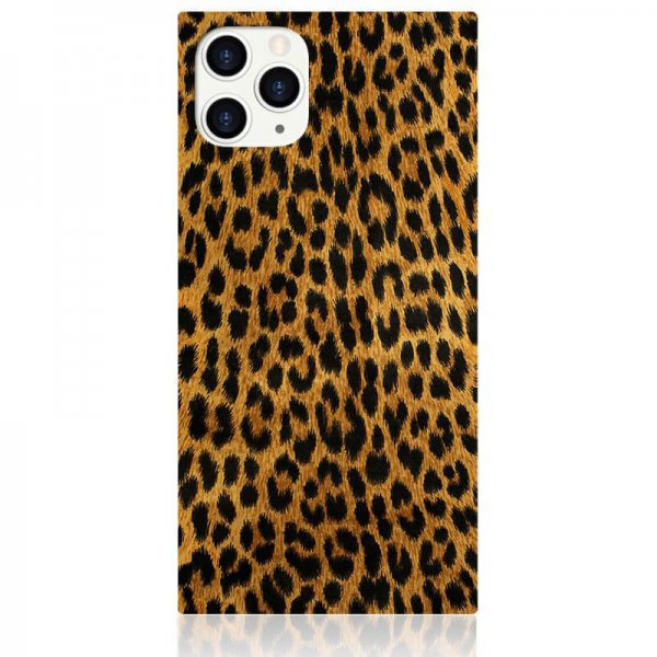 iDecoz iPhone 11 Pro Deksel Square Case Leopard