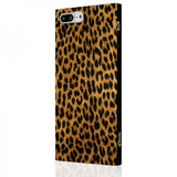 iDecoz iPhone 7 Plus/iPhone 8 Plus Deksel Square Case Leopard