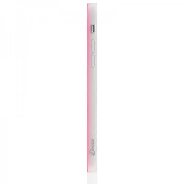 iDecoz iPhone Xs Max Deksel Square Case Neon Rosa