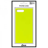 iDecoz iPhone 7 Plus/iPhone 8 Plus Deksel Square Case Neon Gul