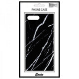 iDecoz iPhone 7 Plus/iPhone 8 Plus Deksel Square Case Marble Svart