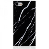 iDecoz iPhone 7/8/SE Deksel Square Case Marble Svart