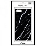 iDecoz iPhone 7/8/SE Deksel Square Case Marble Svart