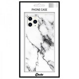 iDecoz iPhone 11 Pro Max Deksel Square Case Marble Hvit