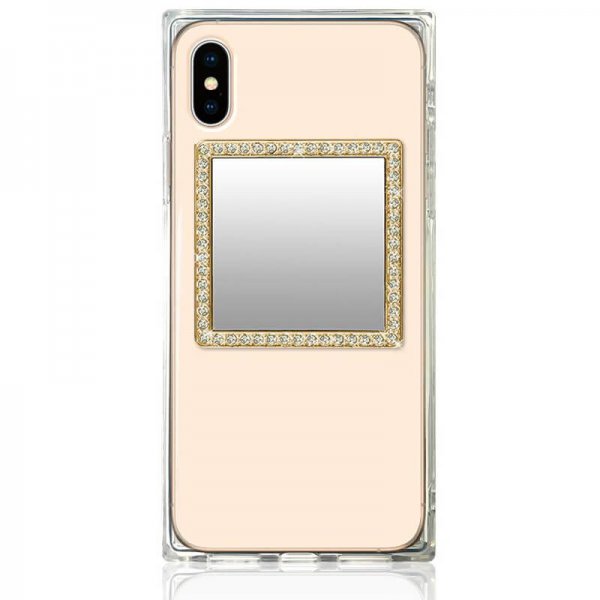 iDecoz Phone Mirror Gold Crystals