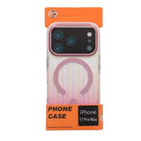 iPhone 17 Pro Max Deksel Korrugerte MagSafe Rosa