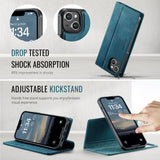 CaseMe iPhone 14 Plus/iPhone 15 Plus Etui C49 Series Grønn