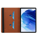 Samsung Galaxy Tab S12 Plus Etui 360 Grader Vridbar Brun