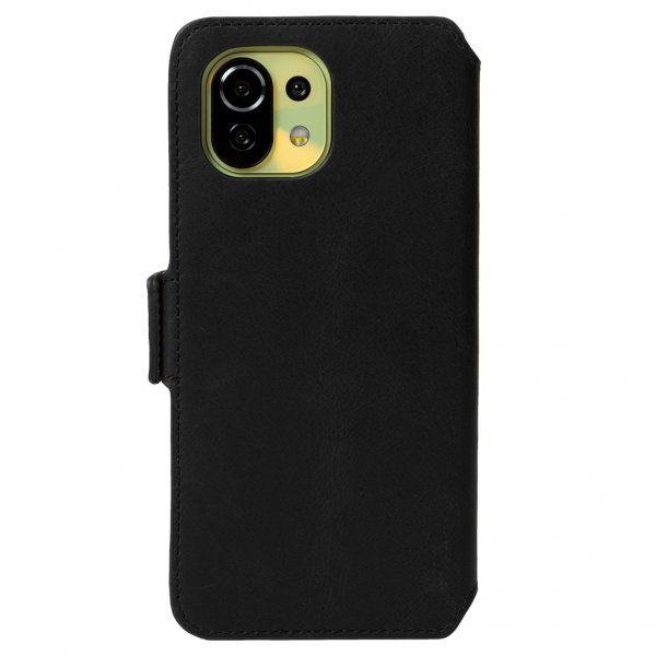 Krusell Xiaomi Mi 11 Lite Etui Leather PhoneWallet Svart
