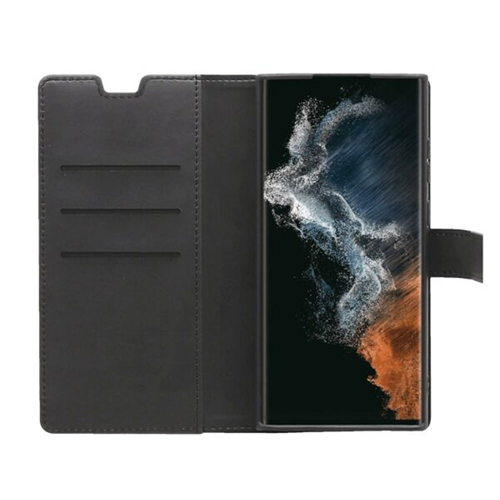 Vivanco Samsung Galaxy S23 Ultra Etui Classic Wallet Svart