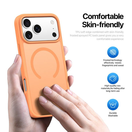 Dux Ducis iPhone 17 Pro/iPhone 18 Pro Deksel Yind Series MagSafe Oransje