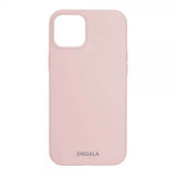 Onsala iPhone 13 Mini Deksel Silikon Sand Pink