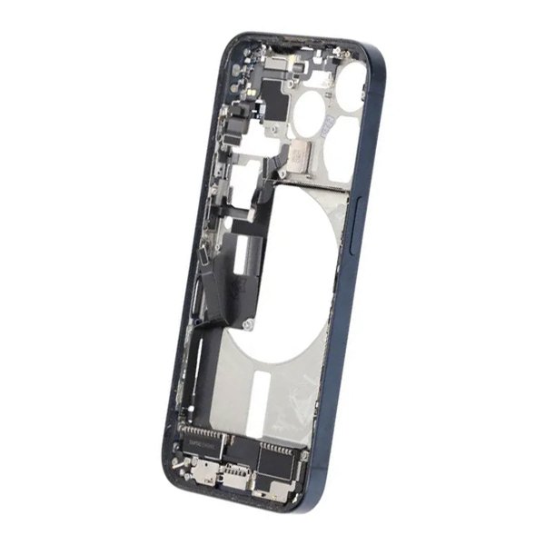 Midtramme med smådeler for iPhone 15 Pro - Blå titan OEM