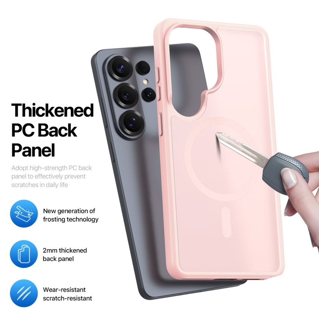 Dux Ducis Samsung Galaxy S26 Ultra Deksel Yind Series MagSafe Rosa
