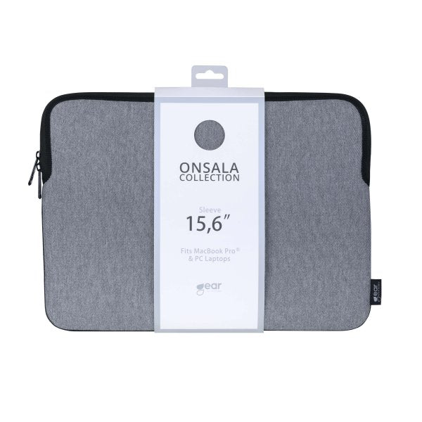 Onsala Sleeve Laptop Case 15.6" Grå