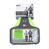 Gear Sportarmbånd Premium Medium 5.5" Grå/Gul