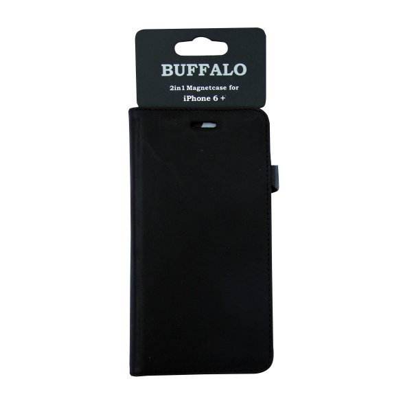 Buffalo iPhone 6/6S Plus Etui 2in1 Magnet Case Svart