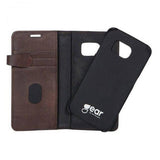 Buffalo Samsung Galaxy S6 Edge Etui 2in1 Magnet Case Brun