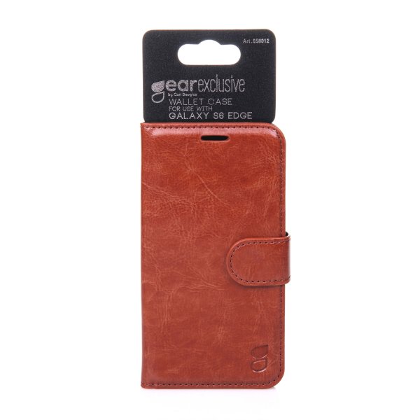 Gear Samsung Galaxy S6 Edge Etui Exclusive Brun