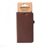 Buffalo iPhone Xs Max Etui 2in1 Magnet Case Brun