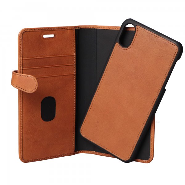 Buffalo iPhone Xs Max Etui 2in1 Magnet Case Cognac