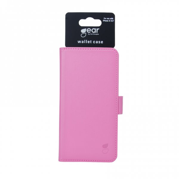 Gear iPhone Xs Max Etui 3 Kortlomme  Rosa