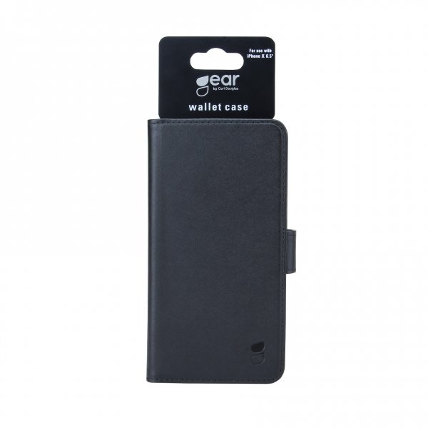 Gear iPhone Xs Max Etui 3 Kortlomme  Svart