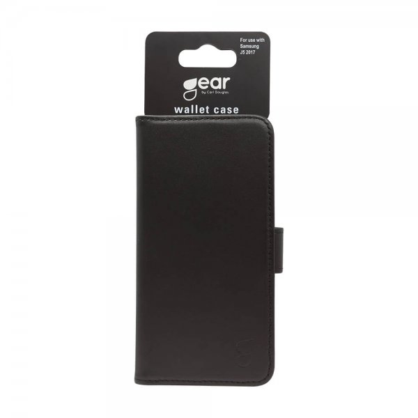 Gear Samsung Galaxy J5 2017 Etui 3 Kortlomme  Svart