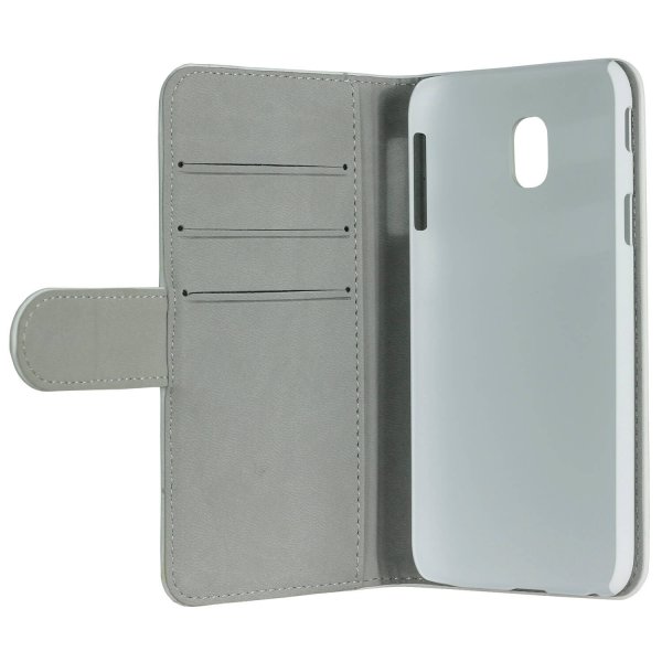 Gear Samsung Galaxy J3 2017 Etui 3 Kortlomme  Hvit