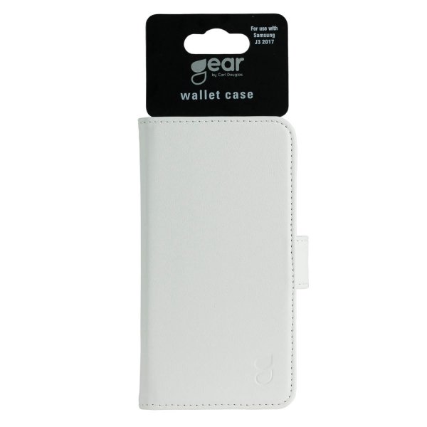 Gear Samsung Galaxy J3 2017 Etui 3 Kortlomme  Hvit
