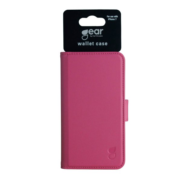 Gear iPhone 6/6S Plus/iPhone 7 Plus/iPhone 8 Plus Etui 3 Kortlomme  Rosa