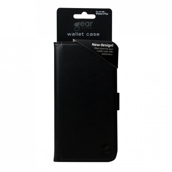 Gear iPhone 6/6S Plus Etui 7 Kortlomme Svart