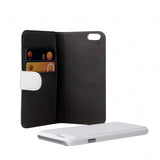 Gear iPhone 6/6S Etui 2 Kortlomme Avtakbart deksel Hvit