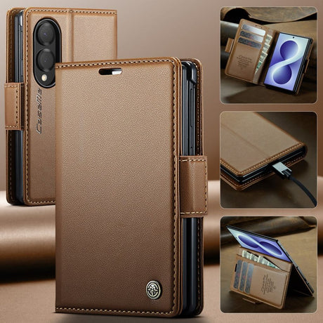 CaseMe Samsung Galaxy Z Fold 8 Etui 023 Series Brun