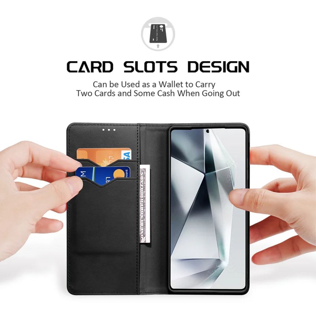 Dux Ducis Samsung Galaxy S25 Ultra Etui Hivo Series Svart
