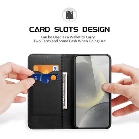 Dux Ducis Samsung Galaxy S25 Etui Hivo Series Svart