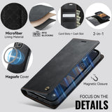 CaseMe iPhone 14 Plus/iPhone 15 Plus Etui C49 Series Svart