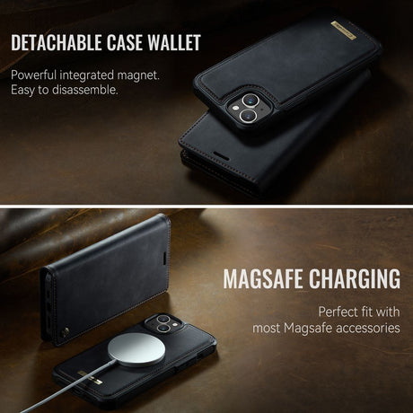CaseMe iPhone 14 Plus/iPhone 15 Plus Etui C49 Series Svart
